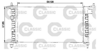 SU RADYATÖRÜ OPEL CORSA B 1.2 8V 1.4 1.6 16V COMBO TIGRA resmi