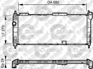 SU RADYATÖRÜ KLÝMALI OTOMATÝK CORSA-B COMBO-B TIGRA-A  X14XE    1300153 resmi