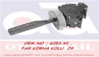 FAR+SİNYAL VE KORNA KUMANDA KOLU (SIYAH) J9 YM resmi