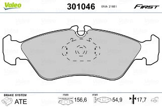 FREN BALATASI ARKA MERCEDES SPRİNTER 2/1995>2/2006 resmi