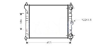 X RADYATÖR CLASSIC POLO 1.0-1.3 85-94 MEK 322X433X34 resmi