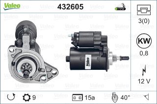 MARŞ MOTORU D9E 140 SEAT resmi