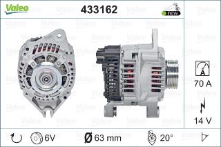 ALTERNATÖR A11VI 40 CITROEN resmi