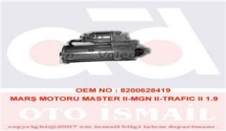 MARŞ MOTORU MASTER II-MGN II-TRAFİC II 1.9 DCI-VİVARO-MOVANO 1.9 DTI resmi