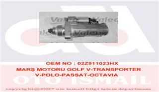 X MARŞ MOTORU GOLF V-TRANSPORTER V-POLO-PASSAT-OCTAVIA-FABIA-TOLEDO-LEON-IBIZA-CADDY resmi