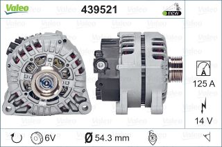 ALTERNATÖR PARTNER TEPEE 106 207 307 407 BERLİNGO C4 XSARA DW8B resmi
