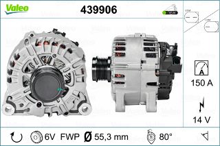 ALTERNATÖR FORD B-MAX.FİESTA VI. FOCUS III. S60 resmi