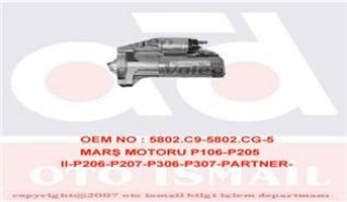 MARŞ MOTORU P106-P205 II-P206-P207-P306-P307-PARTNER-BERLİNGO-C2-C3-C4-NEMO-SAXO-XSARA resmi
