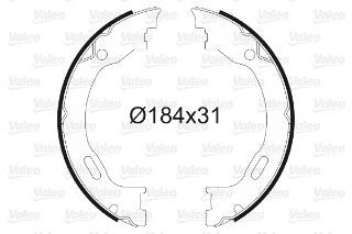 FREN BALATASI ARKA (PARK FRENI PABUCU) ML-CLASS W163 98>05 resmi