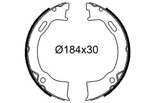 PABUÇLU FREN BALATASI FORD EXPLORER resmi