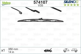 SİLENCİO KONVANSİYONEL TİP SİLECEK V35 (X1) (350 MM) (ARKA) GOLF IV; FOCUS resmi