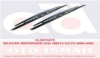 SİLENCİO KONVANSİYONEL TİP SİLECEK VM212 (X2) (600+450 MM) CITROEN C2; C3 resmi