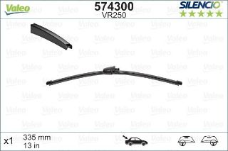 VALEO SİLENCİO X-TRM FLAT BLADE VM250 X1 335 MM ARKA VW POLO IV 9; 02 resmi