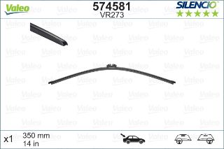 VALEO SİLENCİO X-TRM FLAT BLADE X1 340 MM AUDI A3. BMW X1. VW TOUAREG resmi