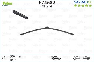 VALEO SİLENCİO X-TRM FLAT BLADE X1 380 MM AUDI A1.Q7 resmi