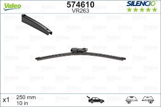 Valeo Silencio VR263 (X1) (250mm) (ARKA) VW SCIROCCO (137  138)   VW UP (121  122  BL1  BL2)   SEAT resmi