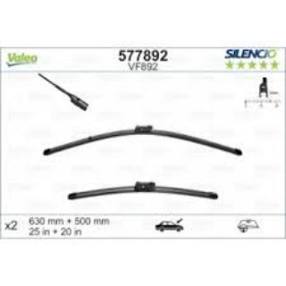 VALEO SILENCIO X-TRM FLAT BLADE VM892 (X2) (630+500 MM) VOLV resmi