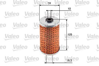 YAĞ FİLTRESİ MERCEDES 190 W201 E 2.3 / E 2.0 resmi