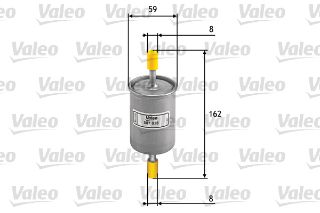 YAKIT FİLTRESİ BENZİN DAEWOO MATİZ 0.8 resmi