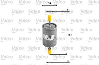 YAKIT FİLTRESİ BENZİN ALFA ROMEO 156 1.6 16V T.SPARK resmi