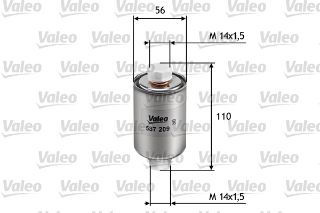 YAKIT FİLTRESİ BENZİN ROVER 200 214 1.4 GSI.SI resmi