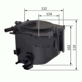 YAKIT FİLTRESİ MAZOT PARTNER-C3 I-FOCUS-C-MAX-XSARA-P407-P307 YAKIT FİLTRESİ BİNEK resmi