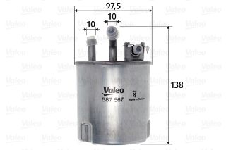 YAKIT FİLTRESİ MAZOT NİSSAN X-TRAİL 2.2 DCİ 4X4 resmi