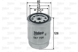YAKIT FİLTRESİ MAZOT CITROEN SAXO 1.5 D-FIAT FİORİNO-BRAVO-TİPO resmi
