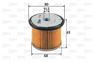 YAKIT FİLTRESİ MAZOT CITROEN C 15 1.8 D-PEUGEOT 205 1.8 D resmi