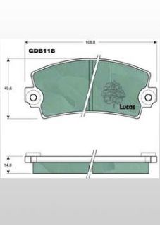 DİSK BALATA ÖN 598085 597005 R12 resmi