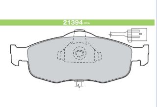 FREN BALATASI ON 597170 WVA 21394 ( FORD : MONDEO GHIA 93-98 ) resmi