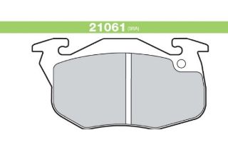 FREN BALATASI ON 597244 WVA 21061 ( CITROEN : SAXO 1.0 1.1 1.4 96-- ) resmi