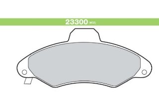 ÖN FREN DİSK BALATA ( FORD : ESCORT CLX 95- ) resmi