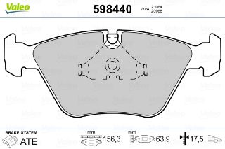 ÖN BALATA JAGUAR XJ12 6.0-6 3.2 24V-6 4.0-XJ8 3.2-4.0 97-03 -XJS 4.0-5.3-6.0-XK8 4.0 96 598231 resmi