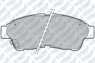 FREN BALATASI ÖN WVA 21601 TOYOTA COROLLA 1.6 97-00 14 ABS - + RAV4 CAMRY CORONA CARINA 95- resmi