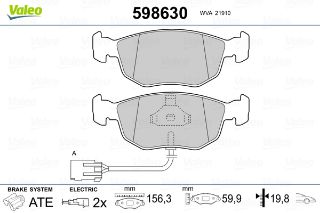 ON FREN BALATASI MONDEO I / II 1,8I / 2,0I / 2,5 94>97 FISLI resmi