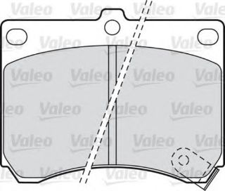 DİSK FREN BALATASI (ON) MAZDA 323F 1.8/GLX/GRSI/GT/TRSI ( resmi