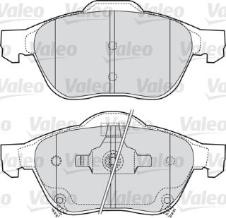 X ÖN BALATA AVENSİS 1.8 VVTI- 2.0D-4D 07/2001-02/2003 AVENSİS 2.0 VVTI 00-09 15 LİK resmi
