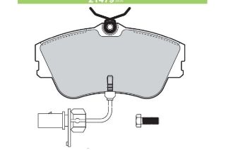 ON FREN BALATASI-KABLOLU-  (VW TRANSPORTER 99-04) resmi