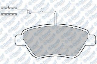 FREN BALATASI ÖN FIAT ALBEA 1.3 JTD 1.6 03->   #### resmi