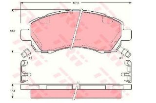 DİSK FREN BALATASI (ON) NİSSAN PATHFİNDER 3.0I V6 (91 - 97) resmi