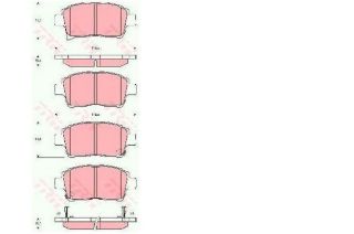 BALATA FREN ON-(TOYOTA: COROLLA-VERSO 02>03  ) resmi