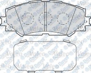 FREN BALATASI ÖN TOYOTA AURIS 1,4D-4D/1,4VVT-İ/ 1,6VVT-İ/2,0 D-4D/2,2D-4D 06->   #### resmi