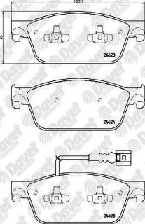 URETIM YOK-ON FREN BALATASI-  (VW TRANSPORTER 10-19) resmi