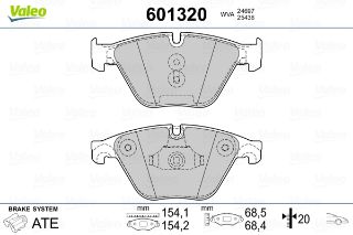 FREN BALATASI ÖN BMW 535I, 640I 2011-12 resmi