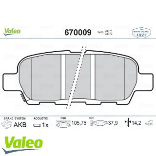 FREN BALATASI ARKA KOLEOS 2.0 DCI 2.5 08> QASHQAI 1.6 2.0 1.5 DCI 2.0 DCI 07> XTRAİL 2.0 2.5 2.0 DCI 07> resmi