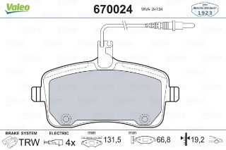ÖN BALATA P407 SW 1.6 2.0 HDI 2.0 1.8 16V 110 FAP 05/04 resmi