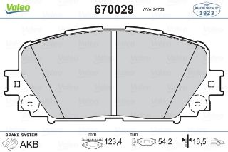 ÖN BALATA TOYOTA YARİS 1.0 VVT-I 05 1.8 VVTI 01/2006 1.3VVTİ 10 1.3 11 ABS Lİ resmi