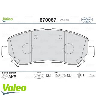 ÖN BALATA QASHQAI 1.5 DCİ-1.6-2.0-2.0 DCİ 07 XTRAİL 2.0-2.0 DCİ-2.5 07 KOLEOS 2.0 DCI 08 resmi