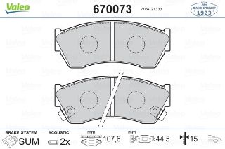 ÖN BALATA CHEVROLET GEO METRO resmi